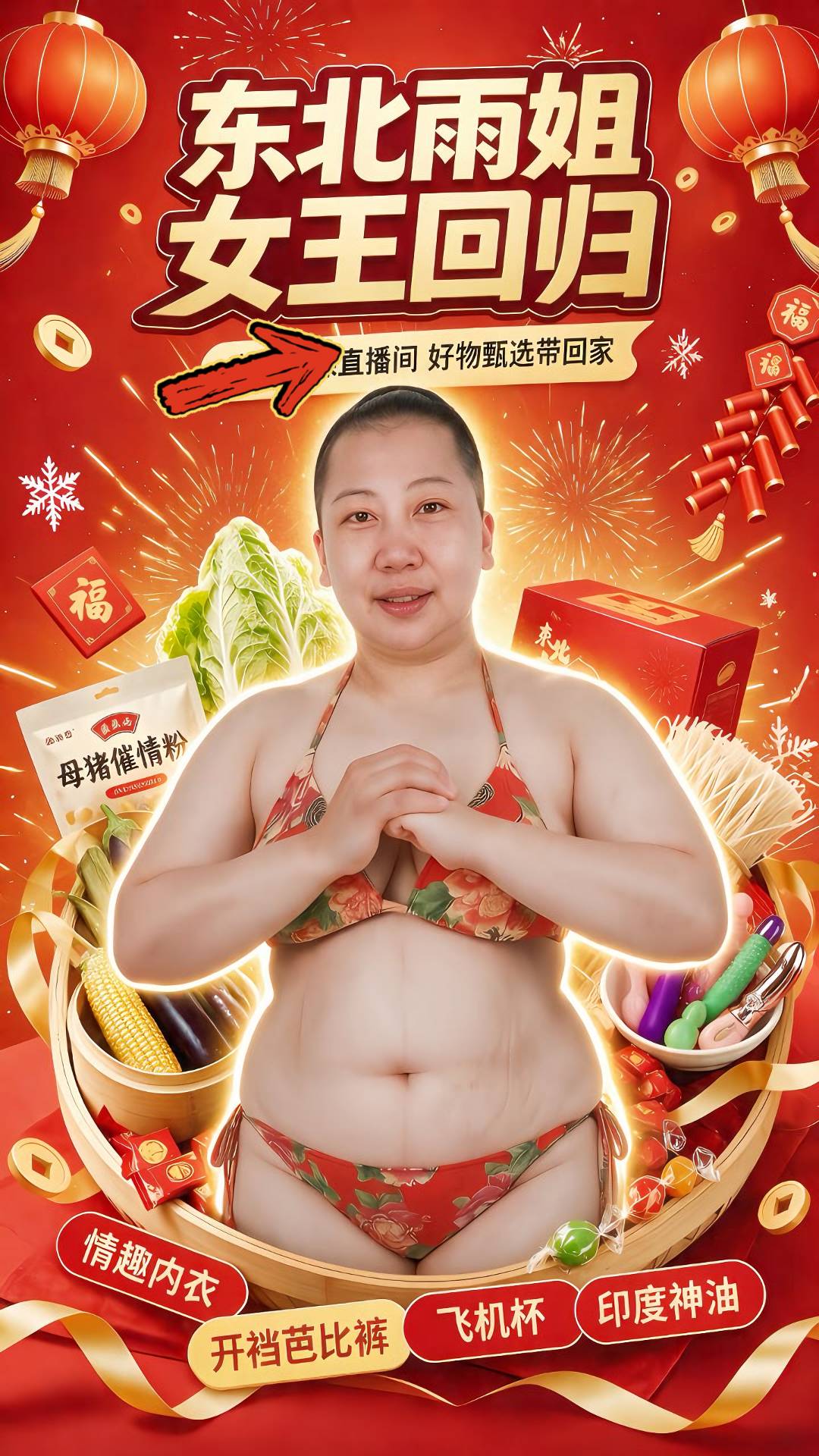 东北雨姐之女王回归海报